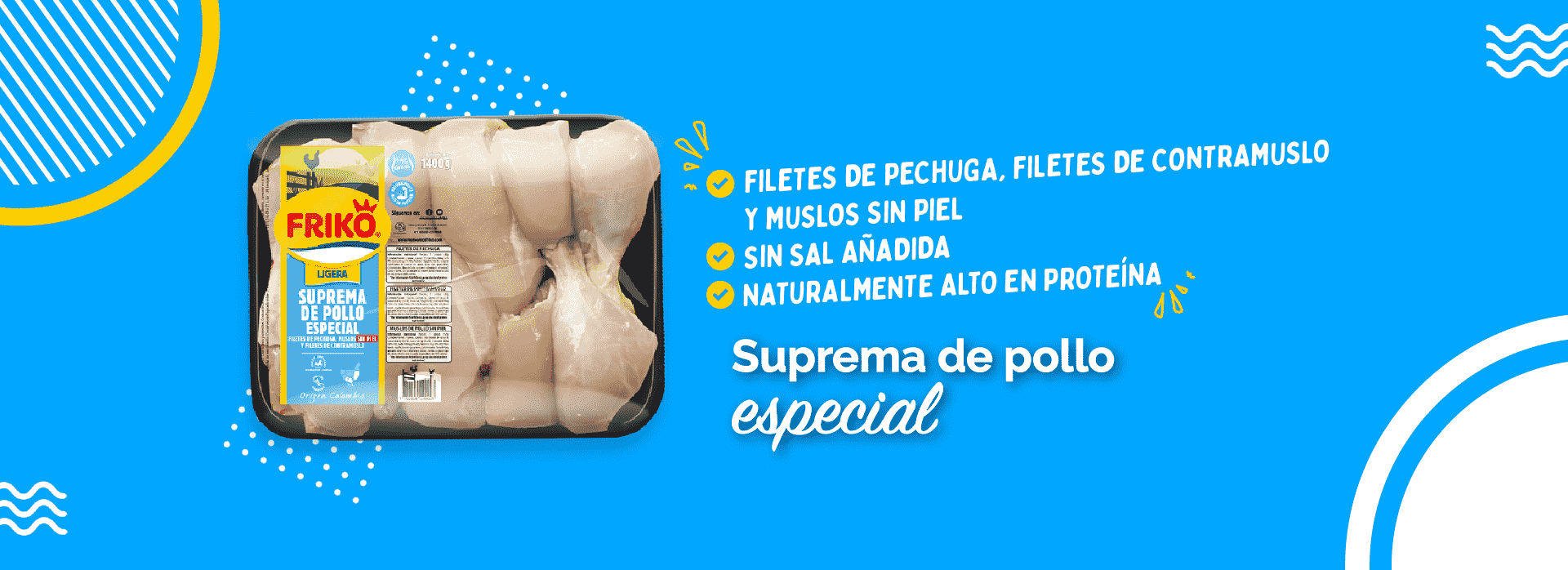 Suprema de pollo especial